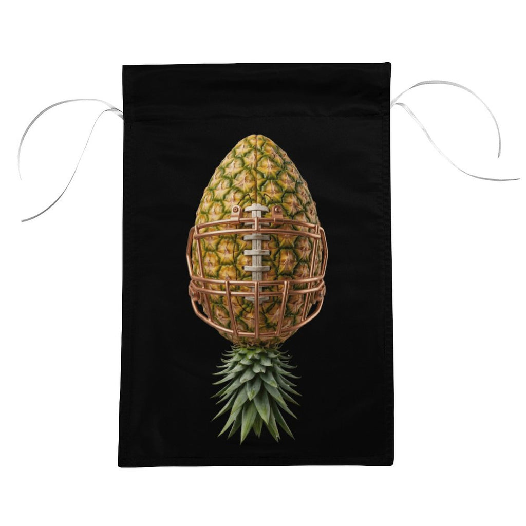 Pineapple Football Garden Flag-12"x18"