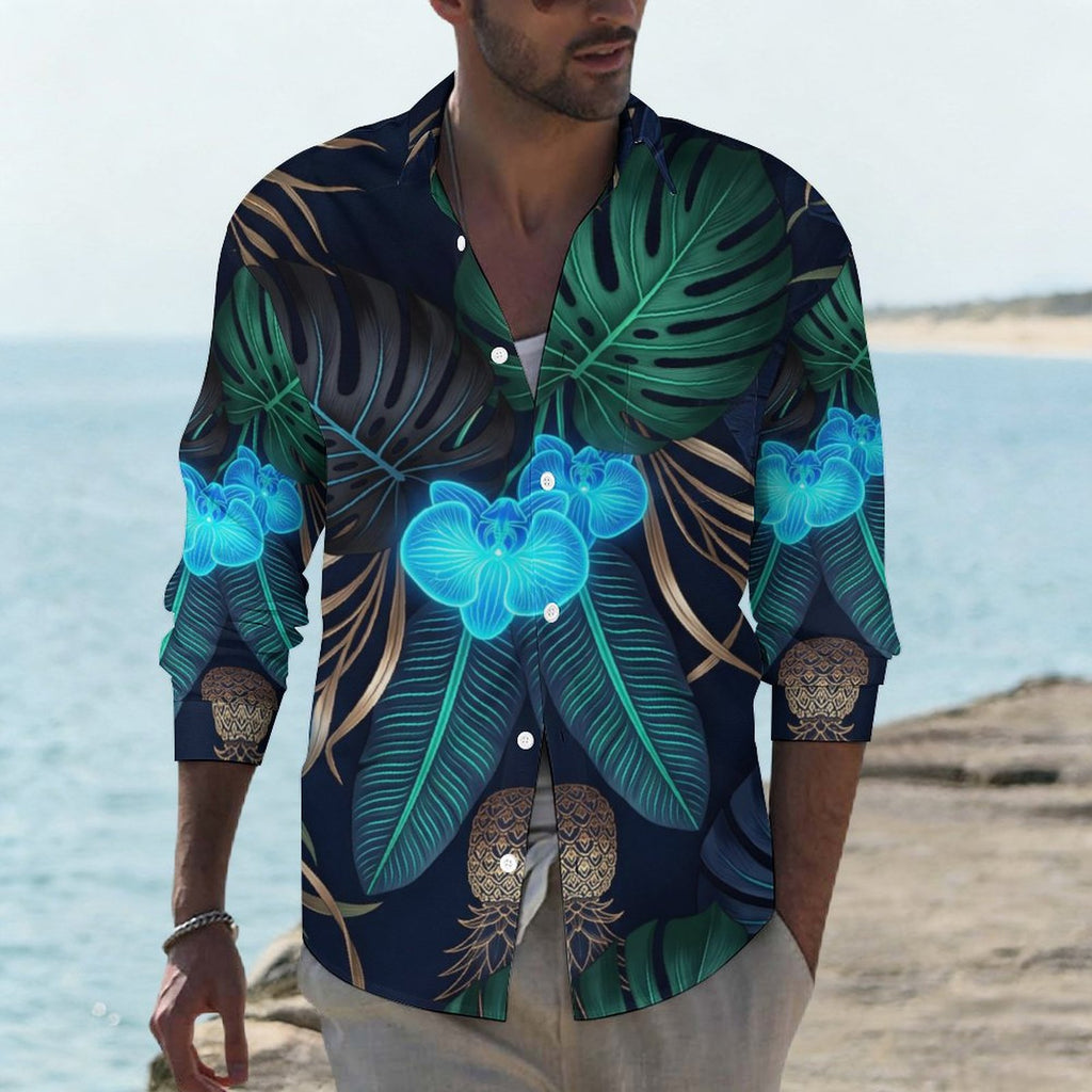 DTG 110gsm Lapel Collar Shirt With Pockets(All-Over Printing)