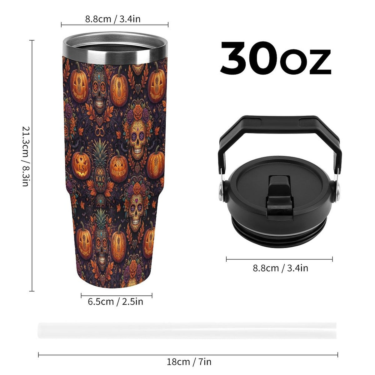Halloween Swinger Inspired Car Cup with Handle