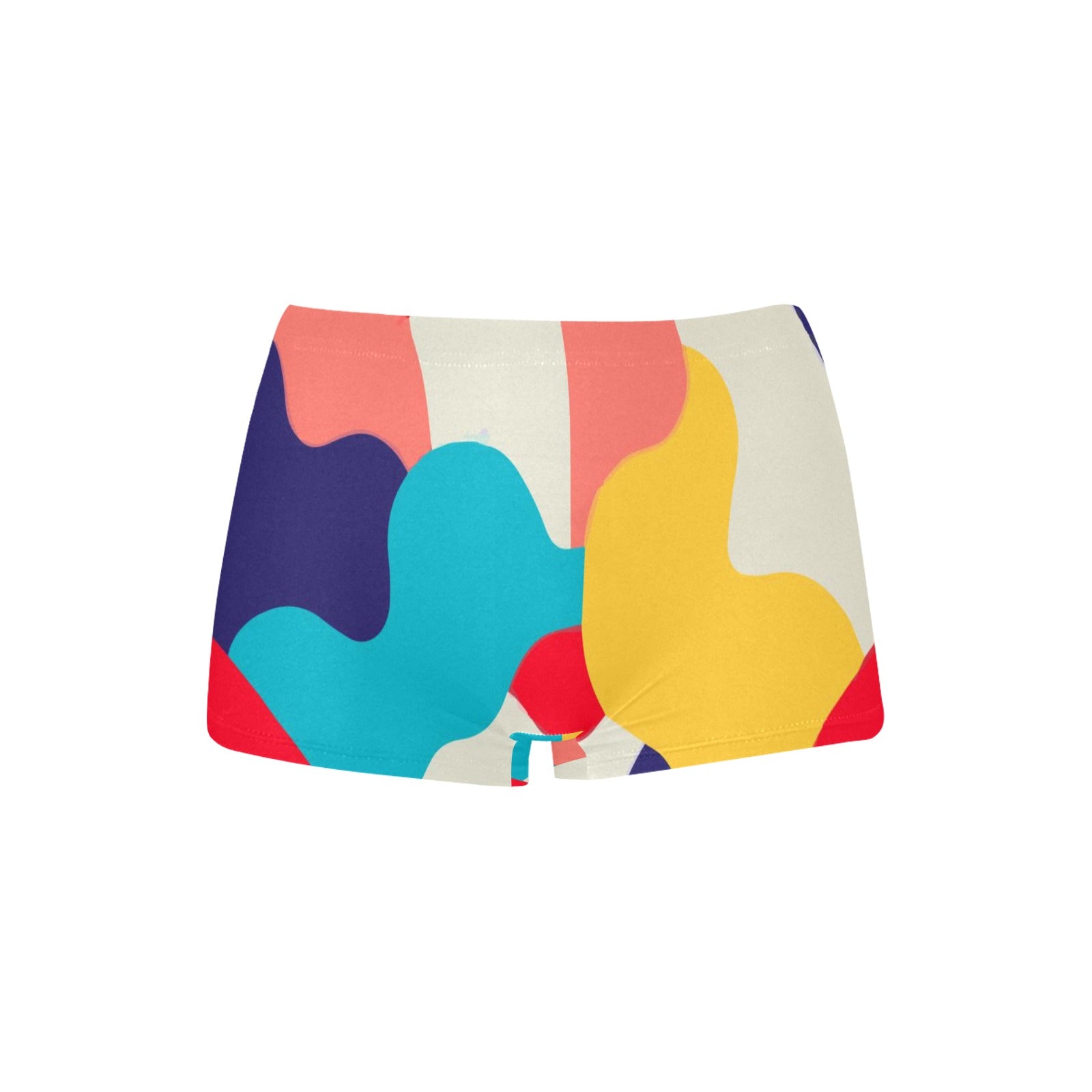 Multi-Colored Women’s Boyshort Panties – Soft Stretch Polyester Boyshort Underwear for Everyday Comfort
