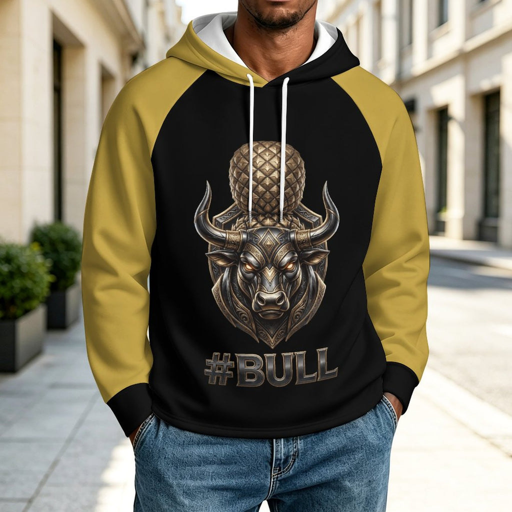 #BULL Raglan Sleeve Hoodie