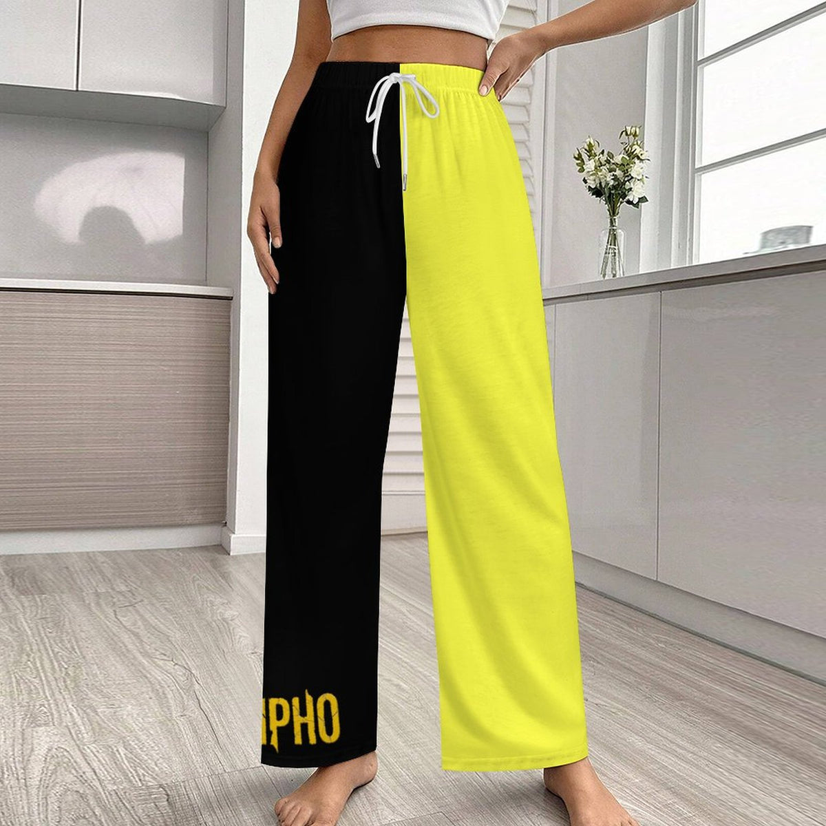 DTG 190gsm Cotton Pajama Pants for Women(All-Over Printing)