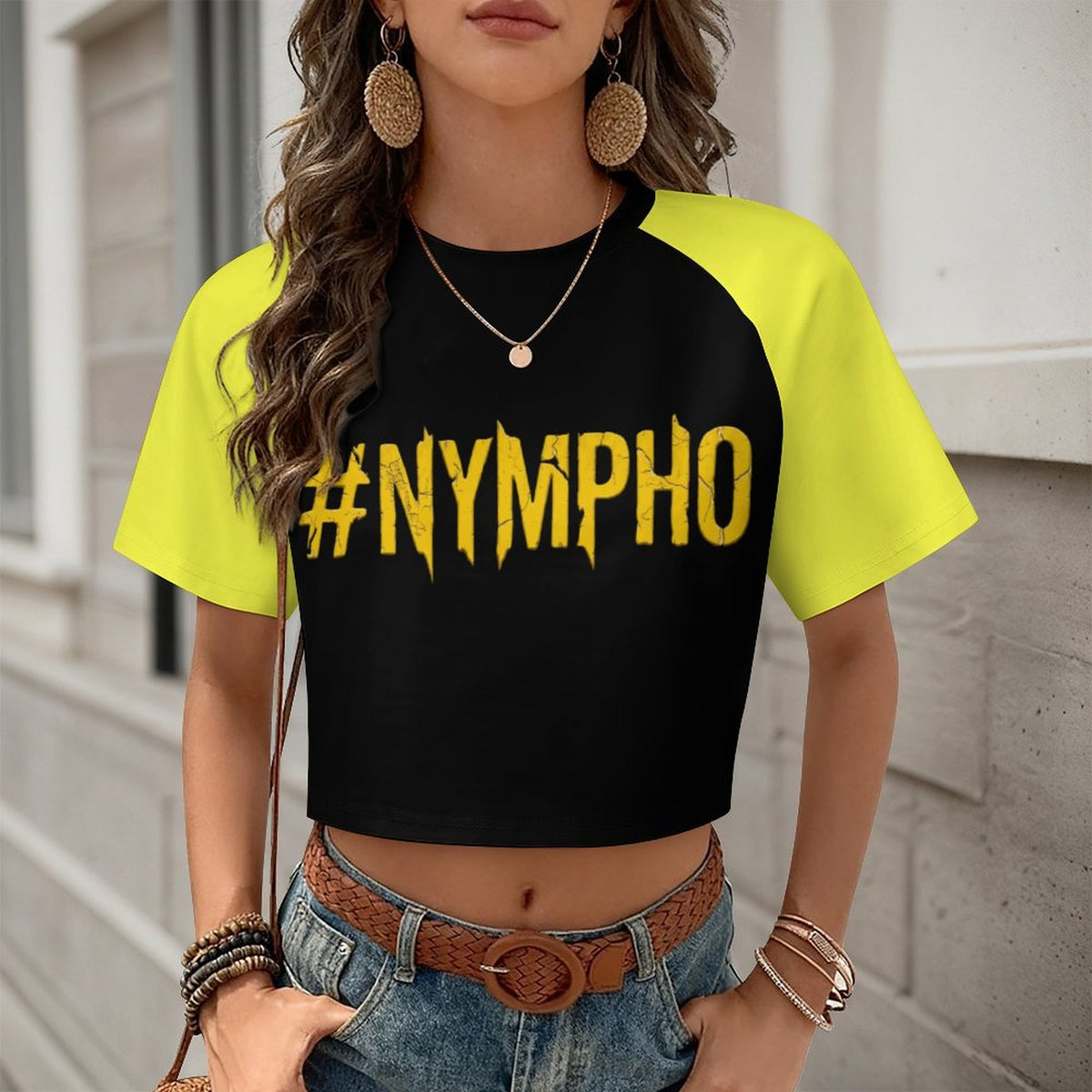 #NYMPHO Cropped T-Shirt