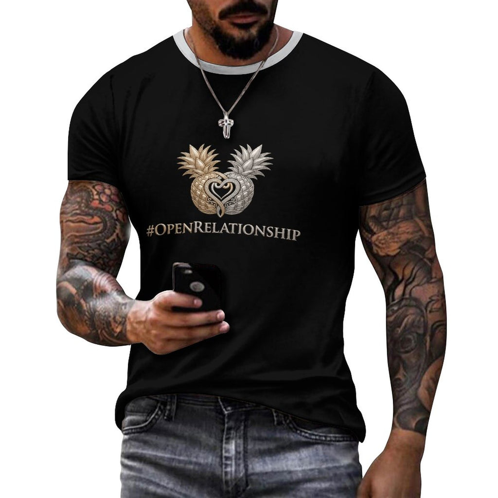 #OPENRELATIONSHIP Cotton Comfort Short-Sleeve T-Shirt for Men