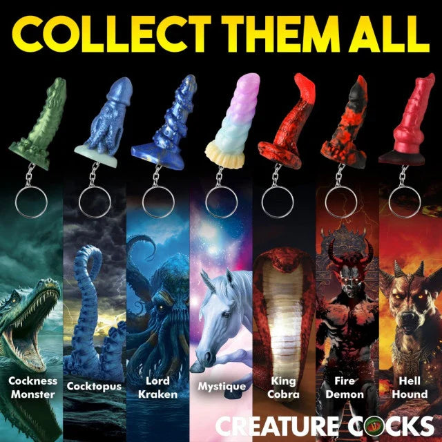 Creature Cocks Hell-Hound Silicone Keychain