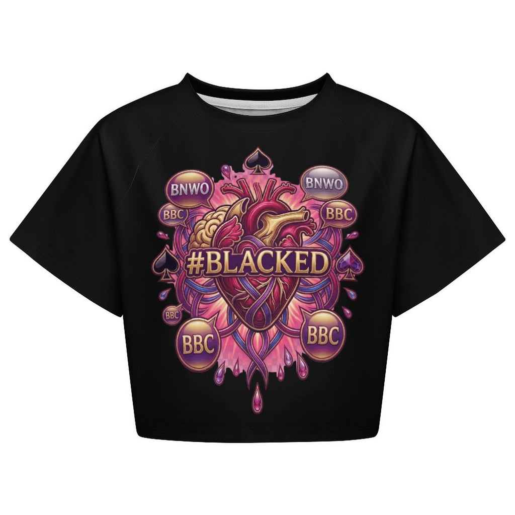 #BLACKED Cropped T-Shirt