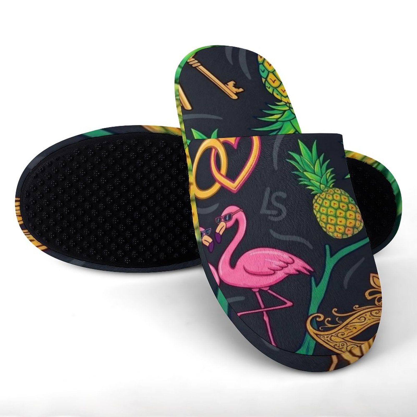 Swinger Lifestyle Flannel Men's Cotton Slippers