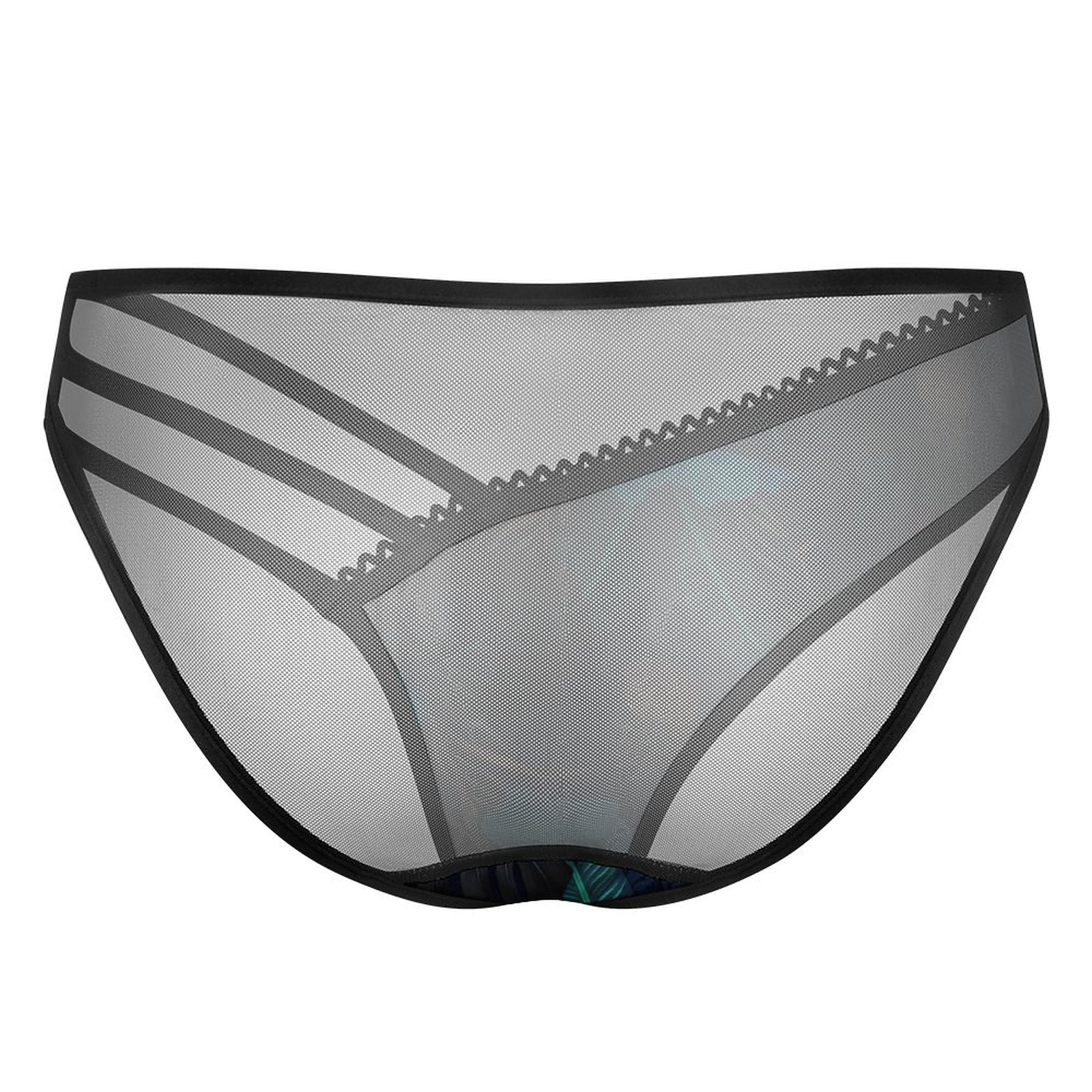 Multi-Strap Lace Briefs(All-Over Printing)
