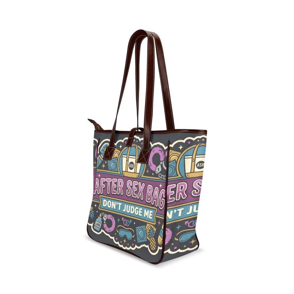 After Sex Classic Tote Bag | Funny Waterproof Large Tote Bag for Women, Travel & Everyday