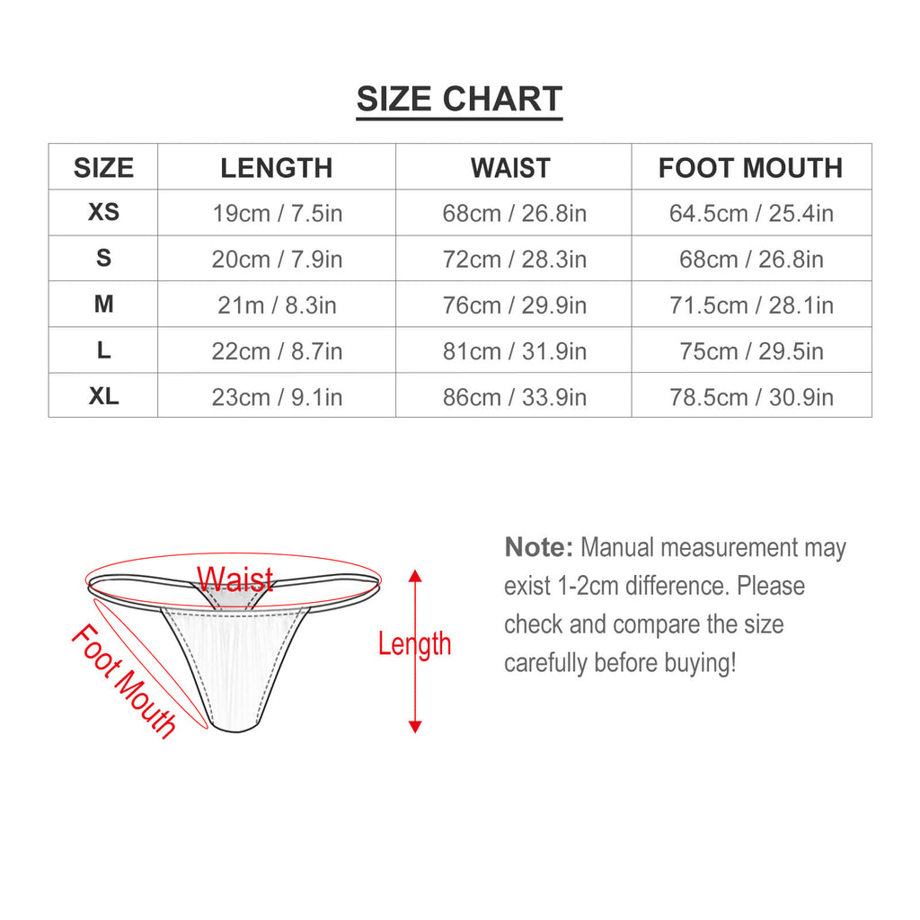 Thong Panties(All-Over Printing)