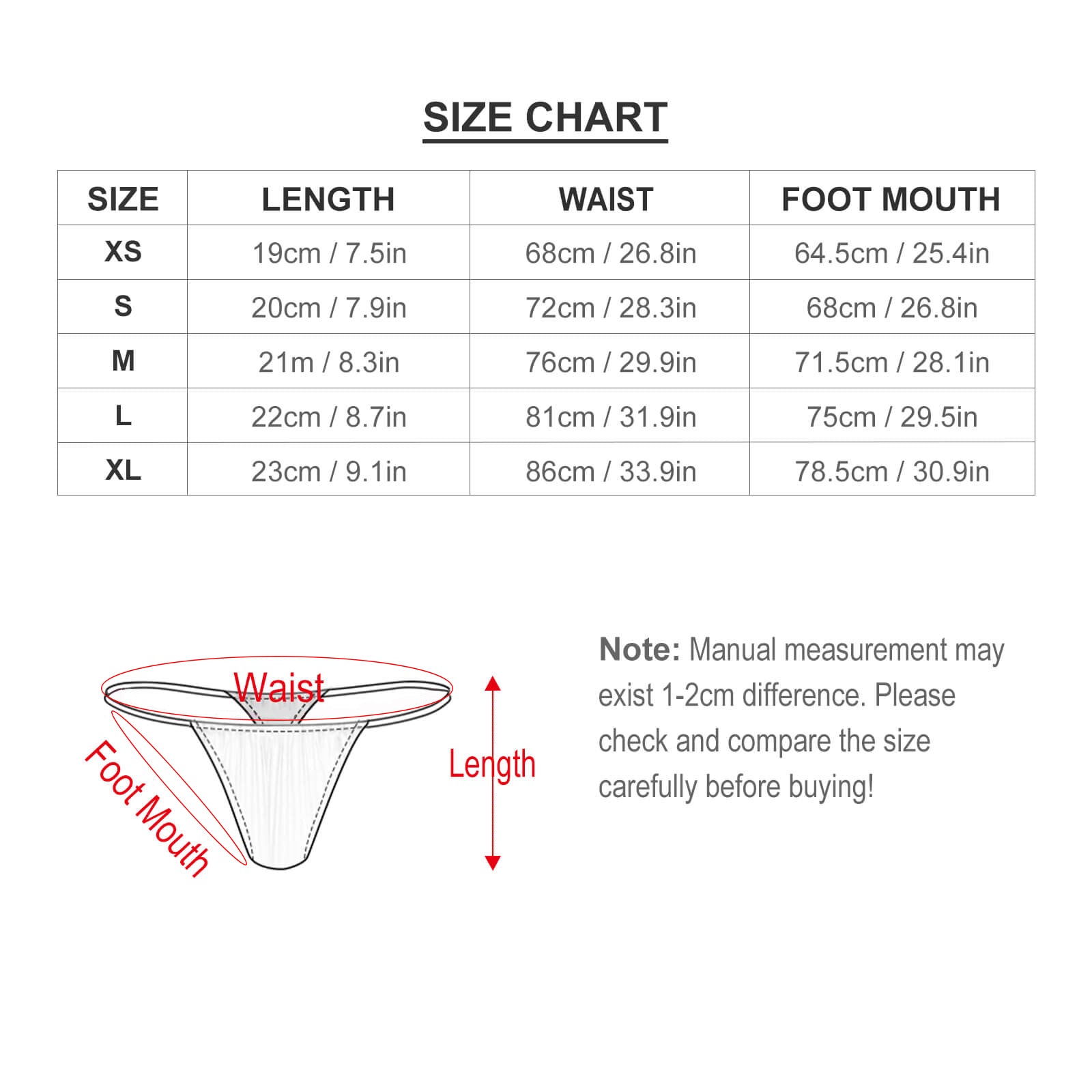 Thong Panties(All-Over Printing)