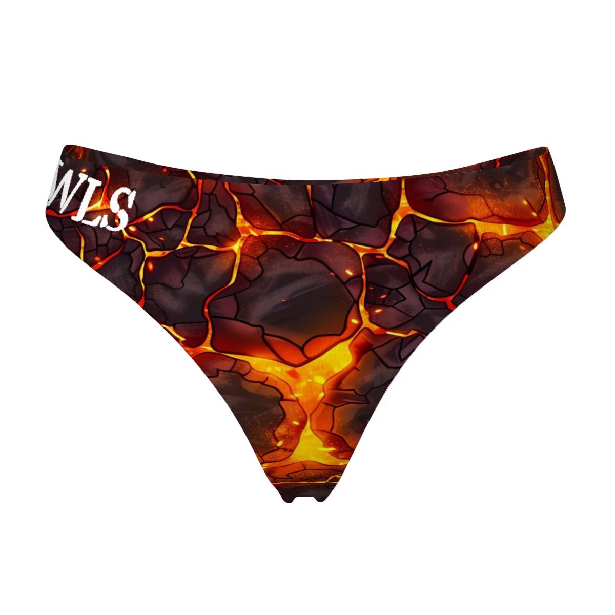 Thongs for Women-Lava Print