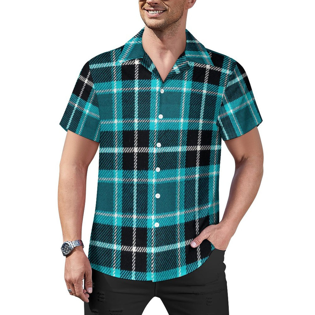 DTG 110gsm Cotton Cuban Collar Shirt For Men(All-Over Printing)