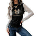 #OPENRELATIONSHIP High Neck Mesh Top For Women