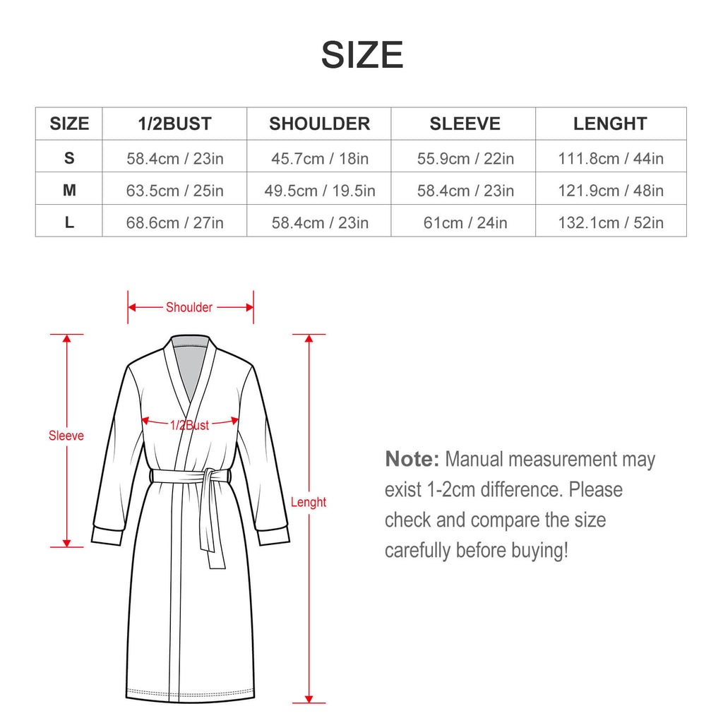 180gsm Adult Robes(All-Over Printing)