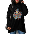 #LUBRICATIONSPECIALIST Women’s Poncho Hoodie | Irregular Hem