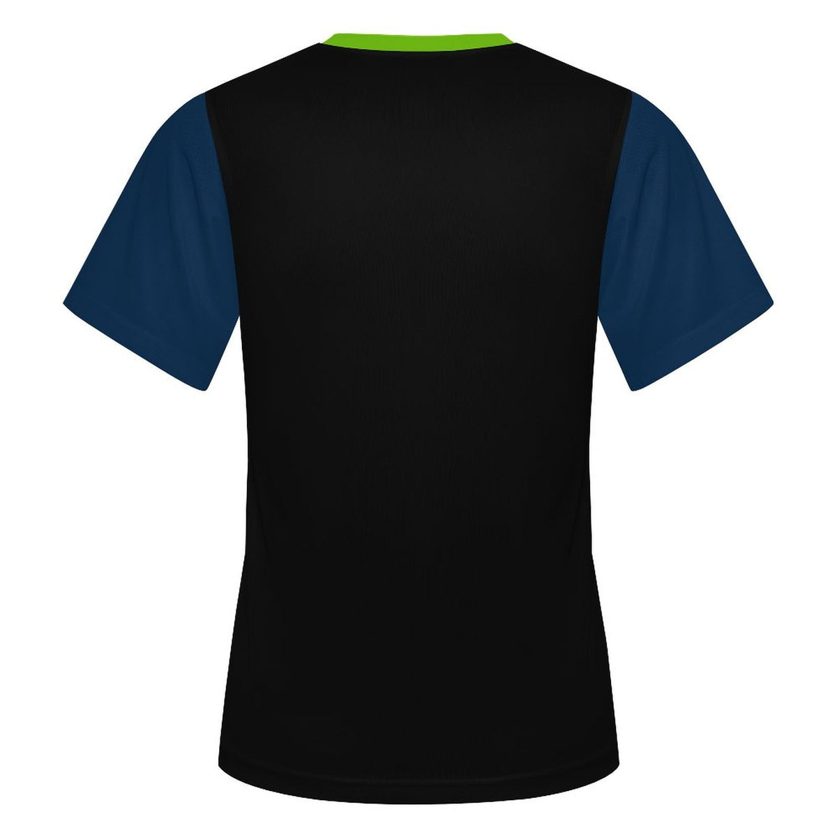 Neon Green & Navy Short Sleeve Mesh T-Shirt