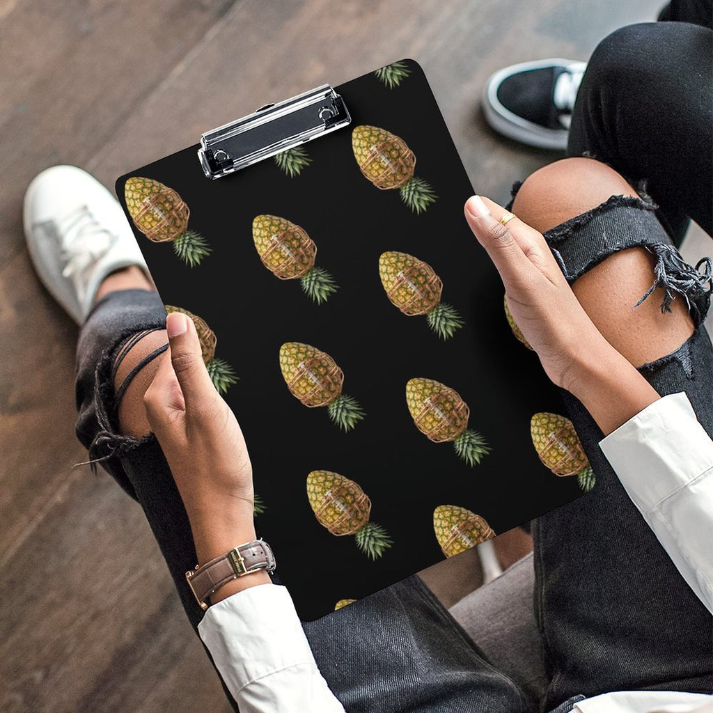 Pineapple Football Acrylic Clipboard
