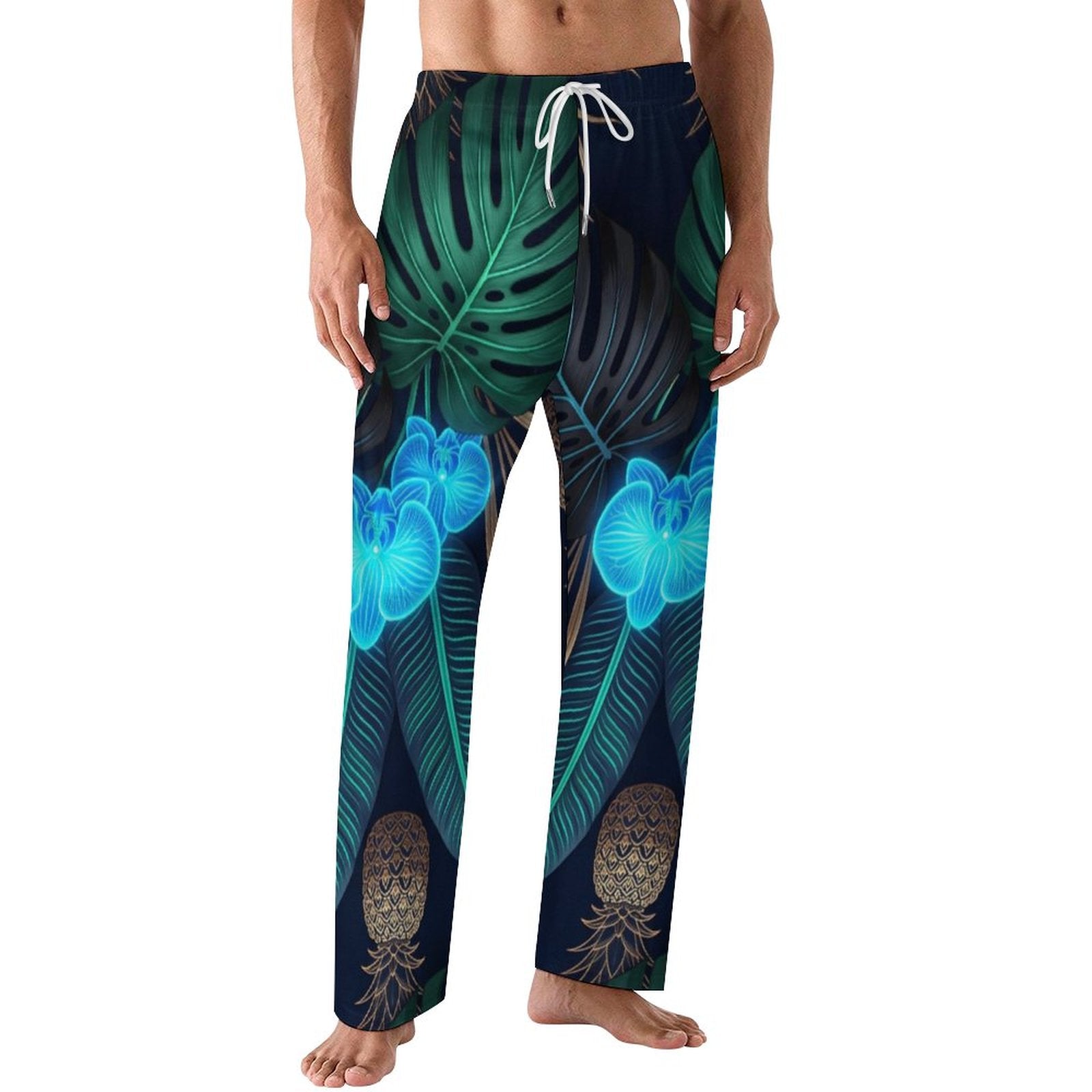 DTG 190gsm Cotton Loose Loungewear Pants for Men(All-Over Printing)