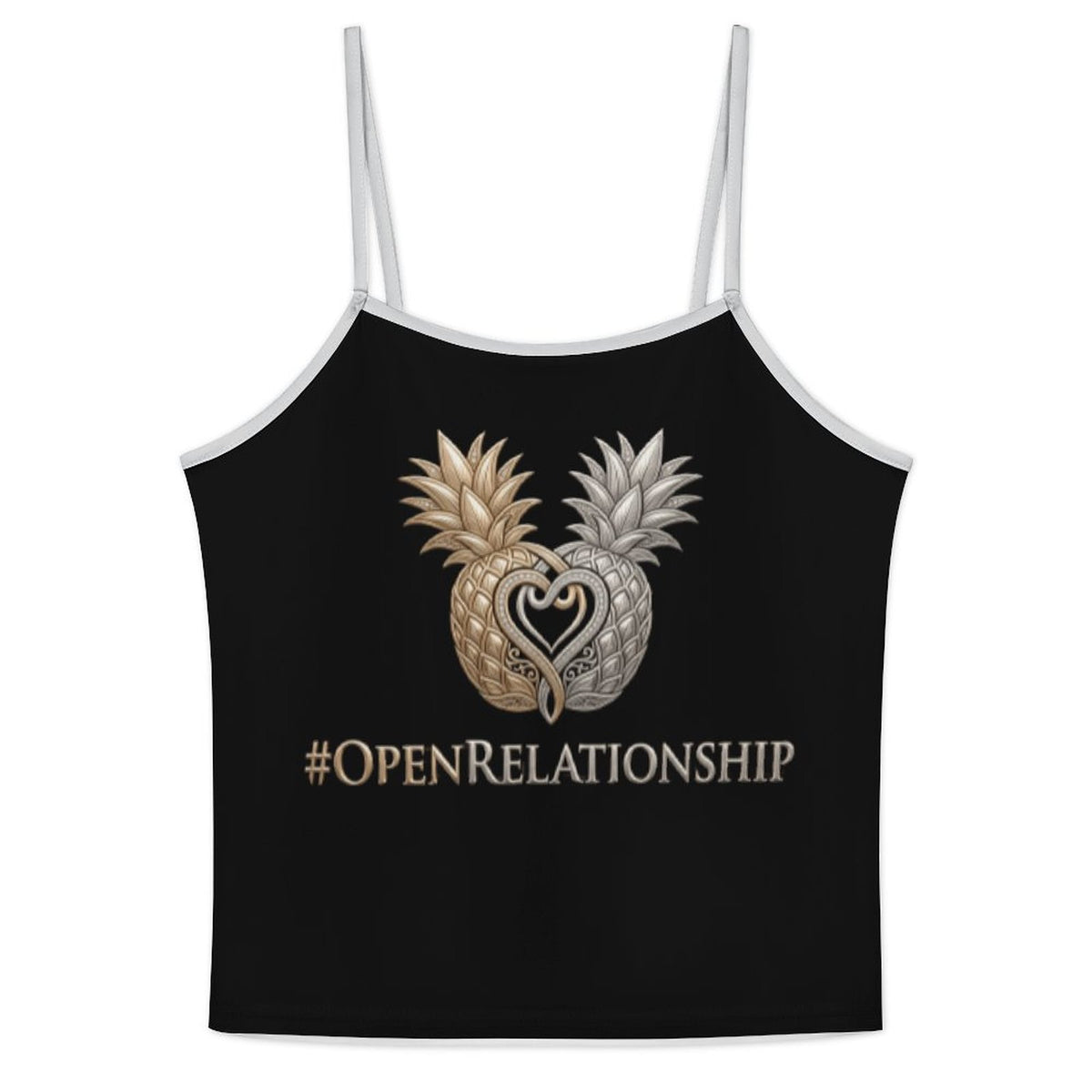 #OPENRELATIONSHIP Ice Silk Camisole Pajama Set