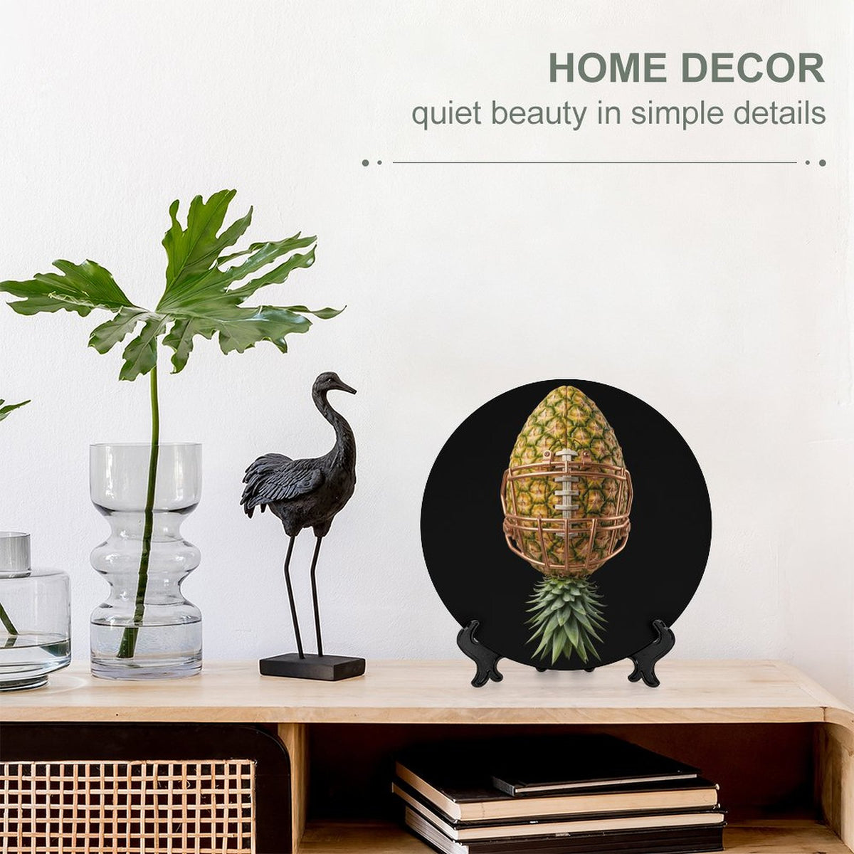 Pineapple Football Lightweight Decorative Tray