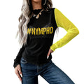 #NYMPHO High Neck Mesh Top For Women