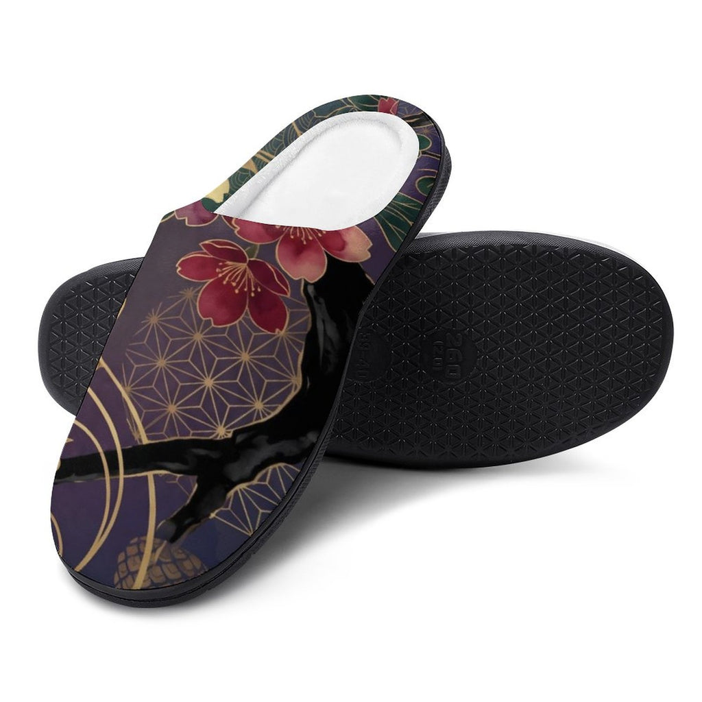 Personalized Men's Cotton Slippers (All-Over Printing)