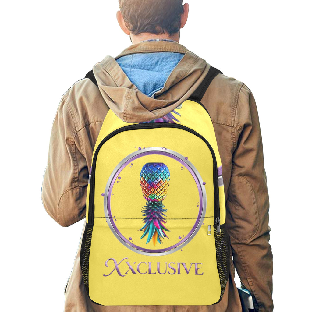 XXclusive All-Over Print Fabric Backpack | Side Mesh Pockets | Men & Women