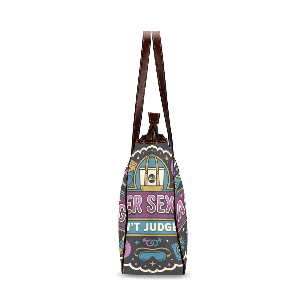 After Sex Classic Tote Bag | Funny Waterproof Large Tote Bag for Women, Travel & Everyday