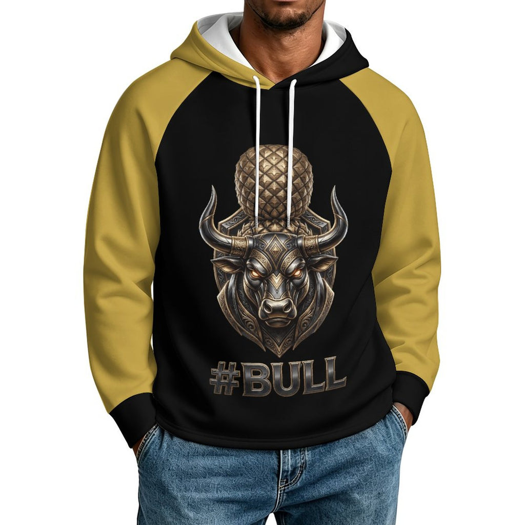 #BULL Raglan Sleeve Hoodie