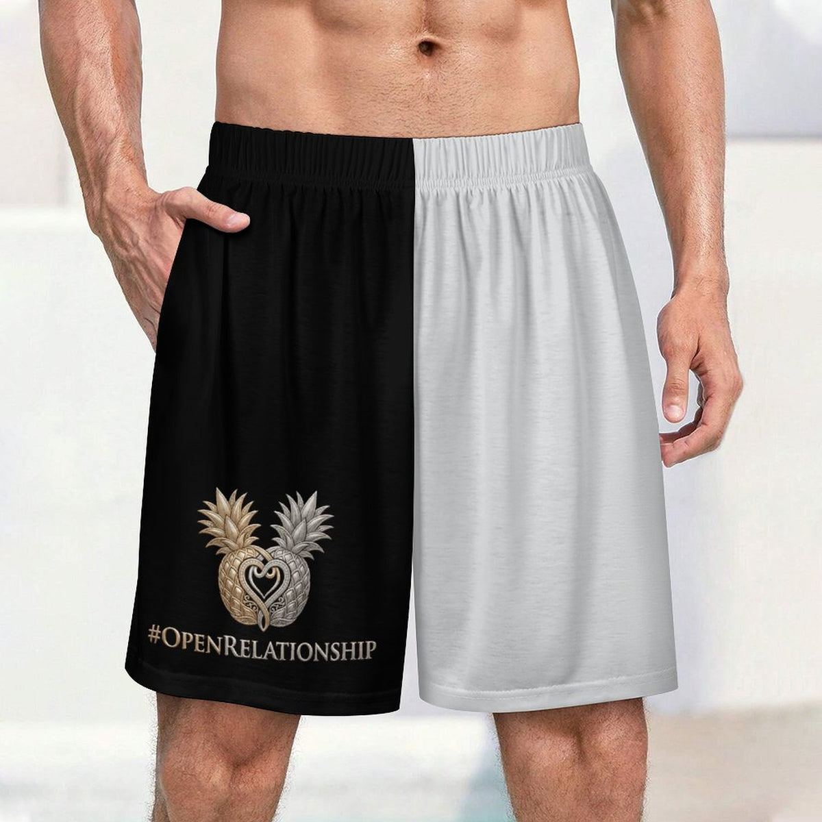 #OPENRELATIONSHIP Pajama Shorts for Men