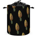 Pineapple Football Drawstring collapsible Laundry Basket