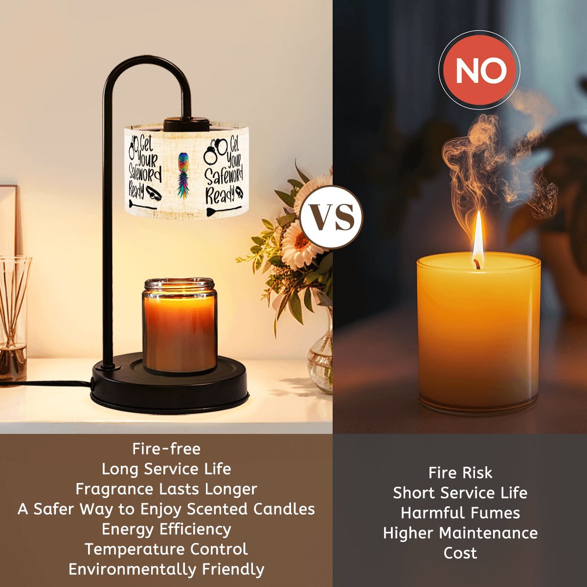 Swinger Inspired Candle Warmer Lamp