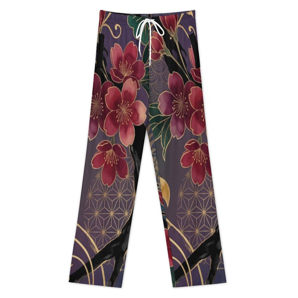 DTG 190gsm Cotton Loose Loungewear Pants for Men(All-Over Printing)