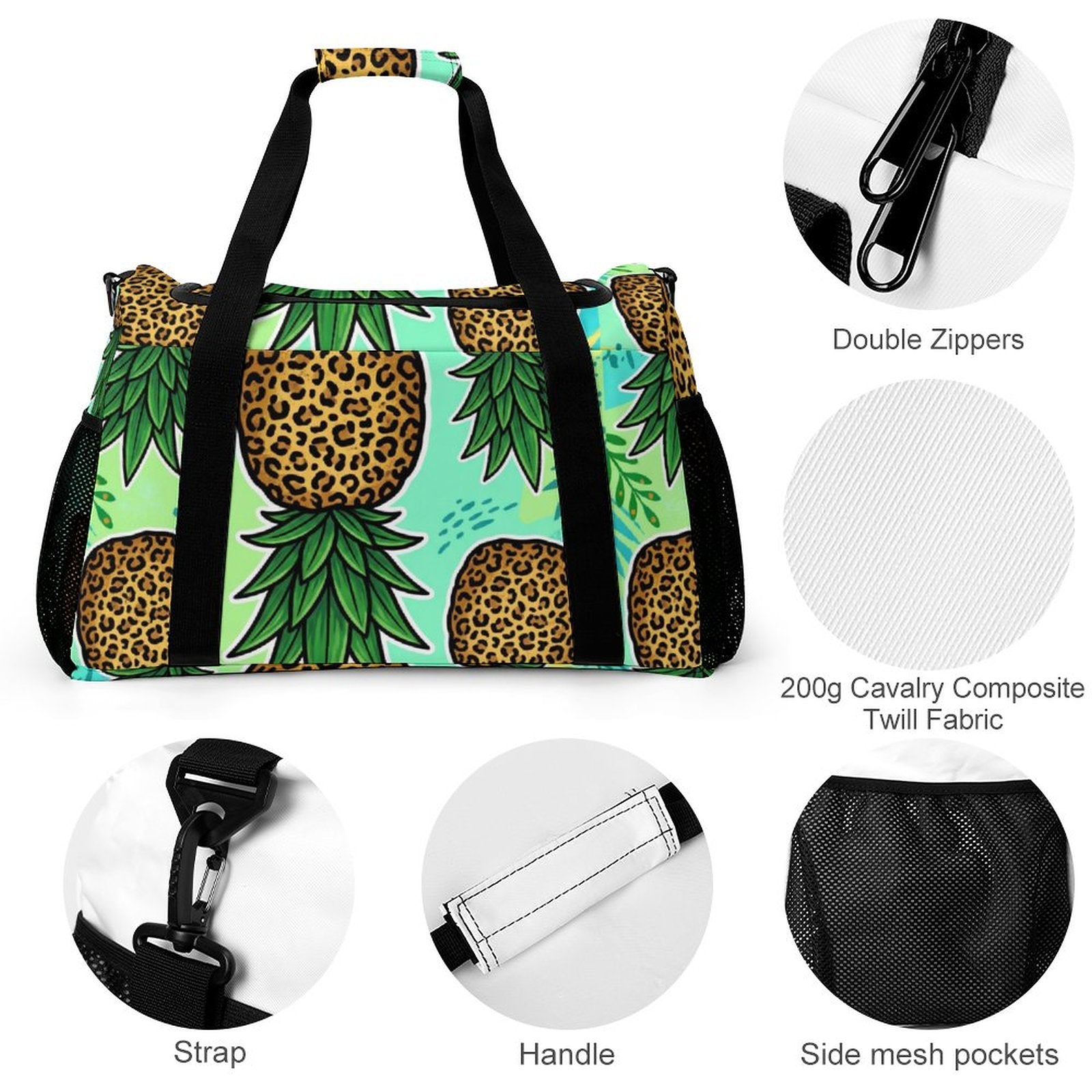 Pineapple Travel Duffel Bag