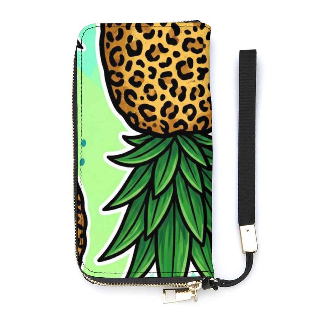 Pineapple Vertical Wristlet Wallet