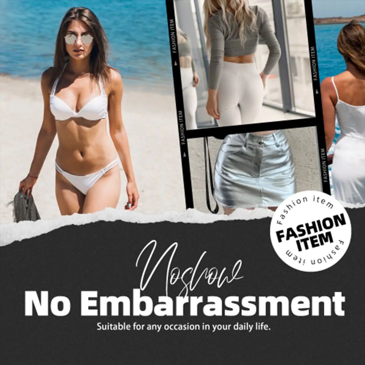 Gold & Black Thongs for Women-WLS Collection