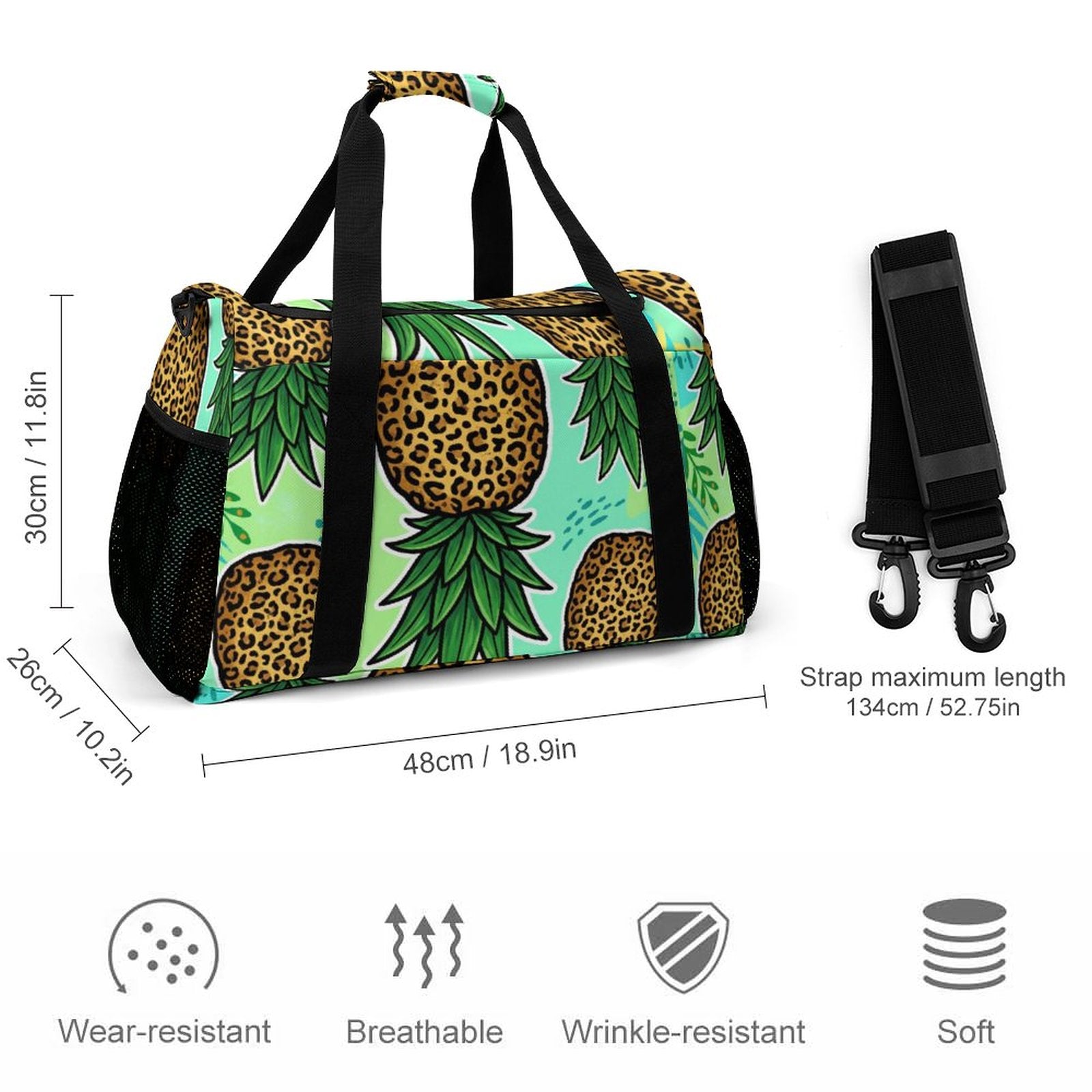 Pineapple Travel Duffel Bag