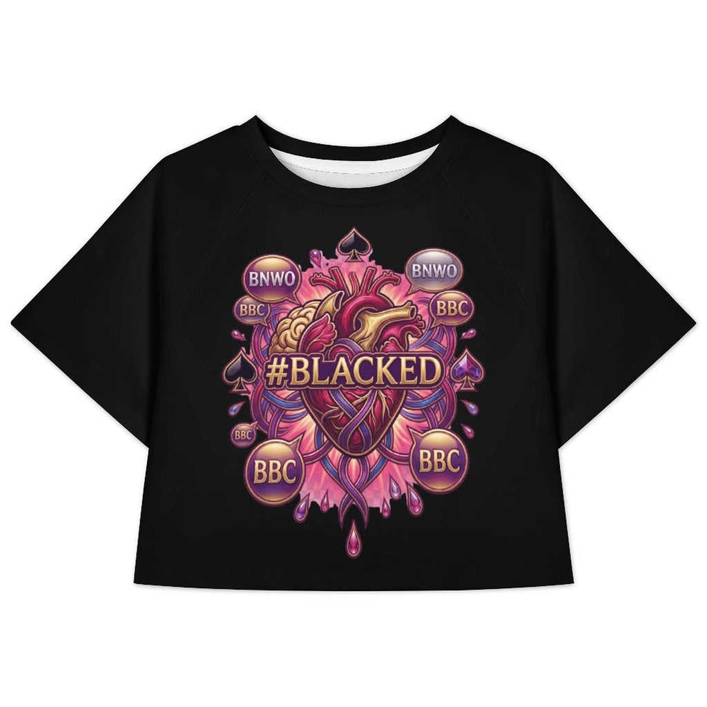 #BLACKED Cropped T-Shirt
