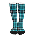Plaid Crew Socks | Soft Moisture-Wicking Polyester Crew Socks for Men and Women