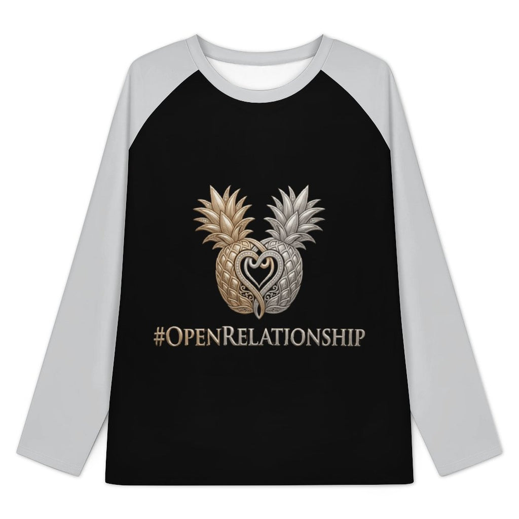 #OPENRELATIONSHIP Men's Raglan Sleeve Pajama Set