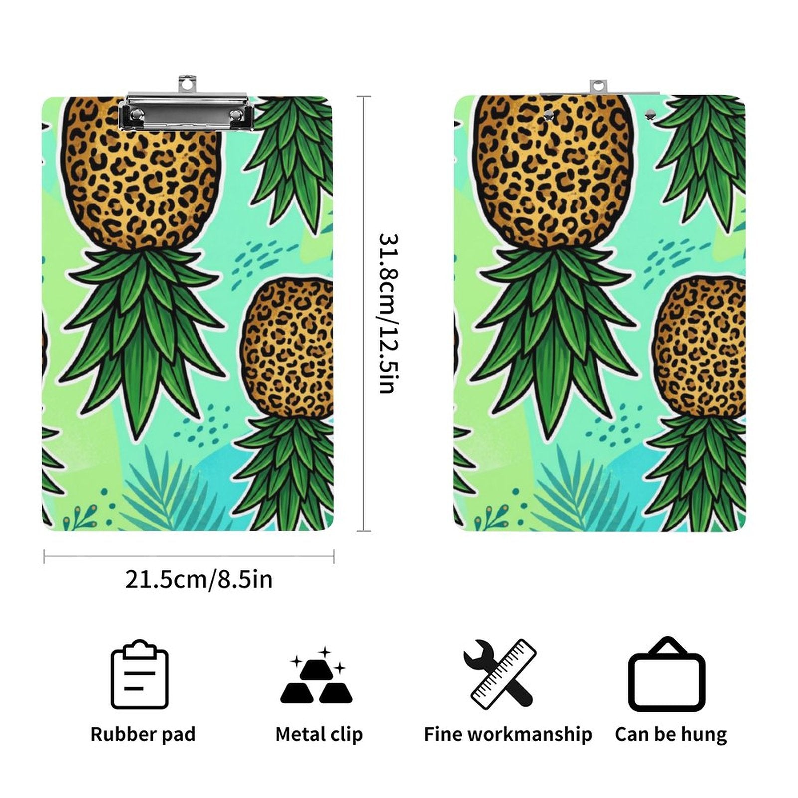 Pineapple Acrylic Clipboard