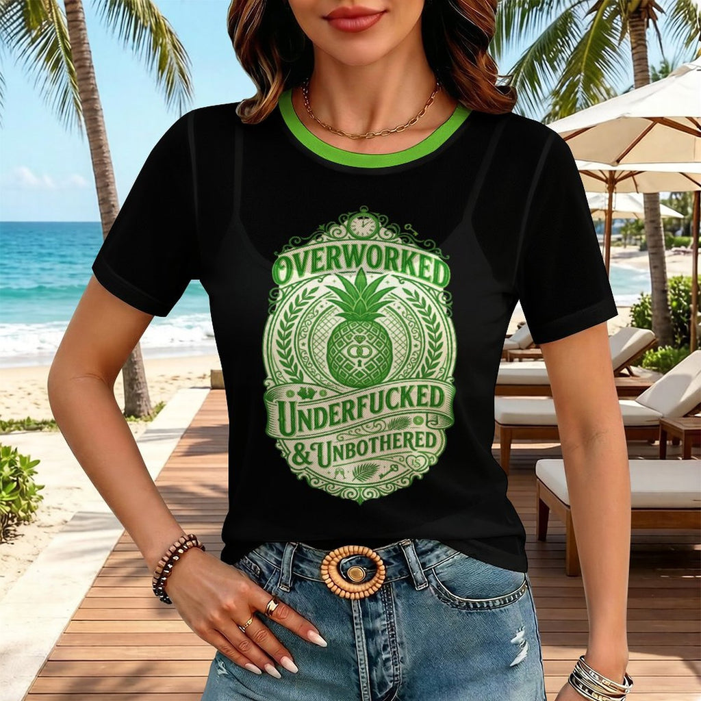 Overworked Short Sleeve Mesh T-Shirt