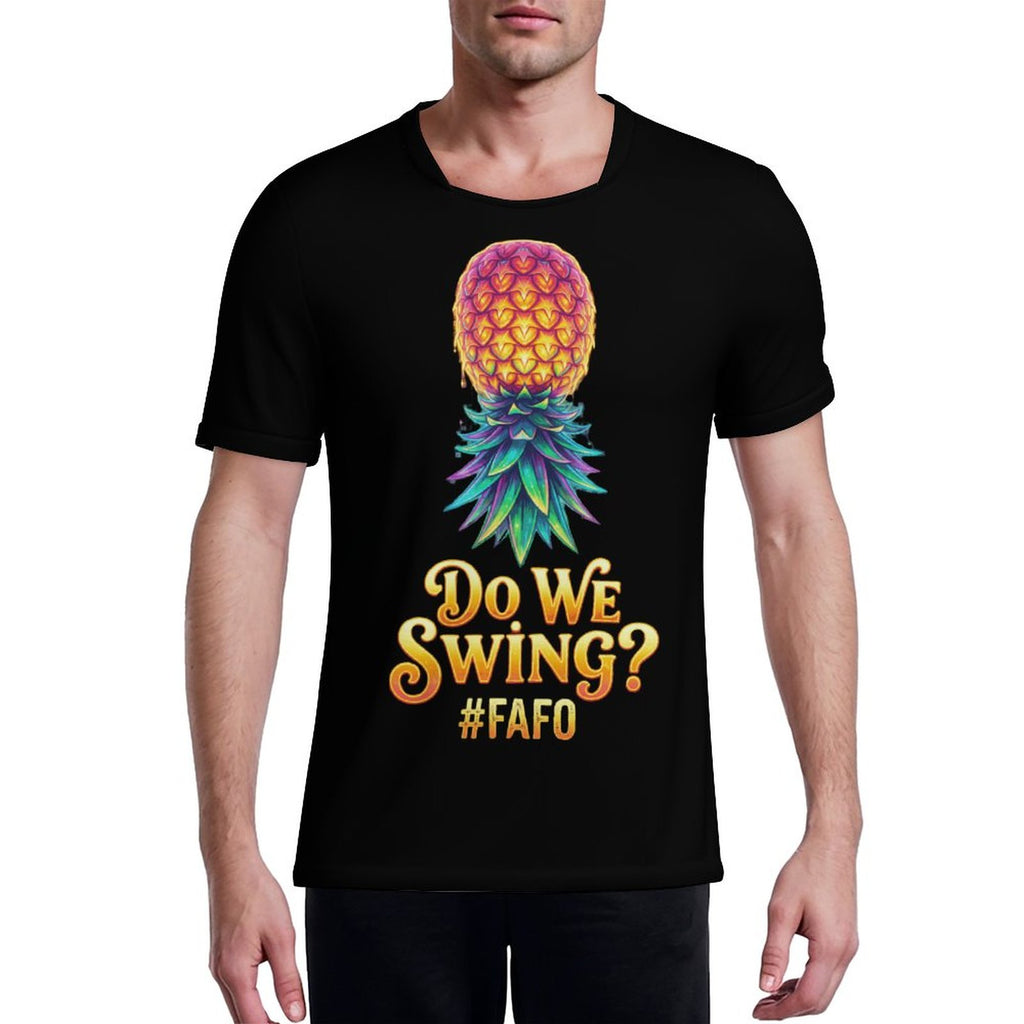 Do We Swing? Men's Ice Silk U-neck Football Jersey