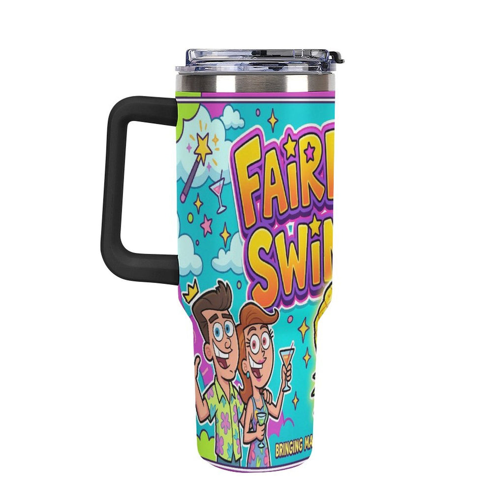 Fairly Odd Swingers 40oz Insulated Tumbler with Handle & Straw