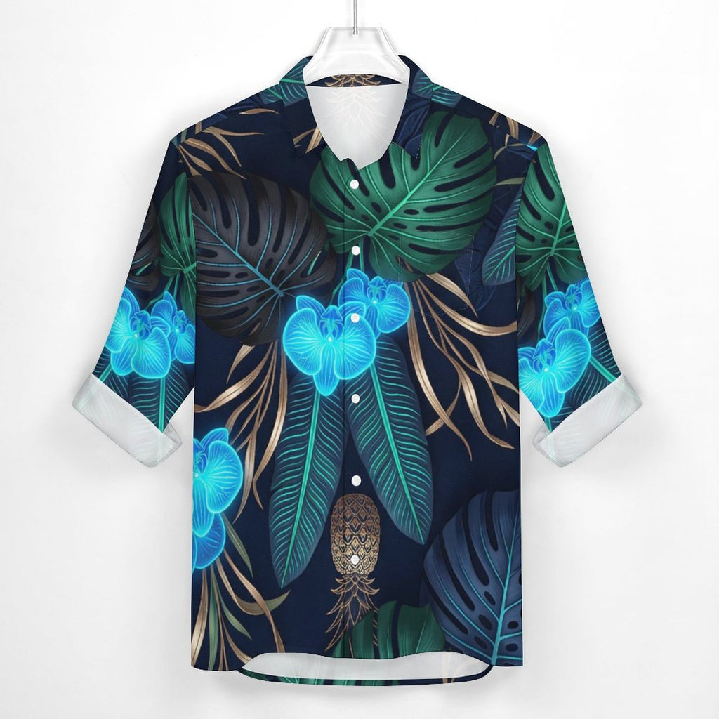 DTG 110gsm Lapel Collar Shirt With Pockets(All-Over Printing)