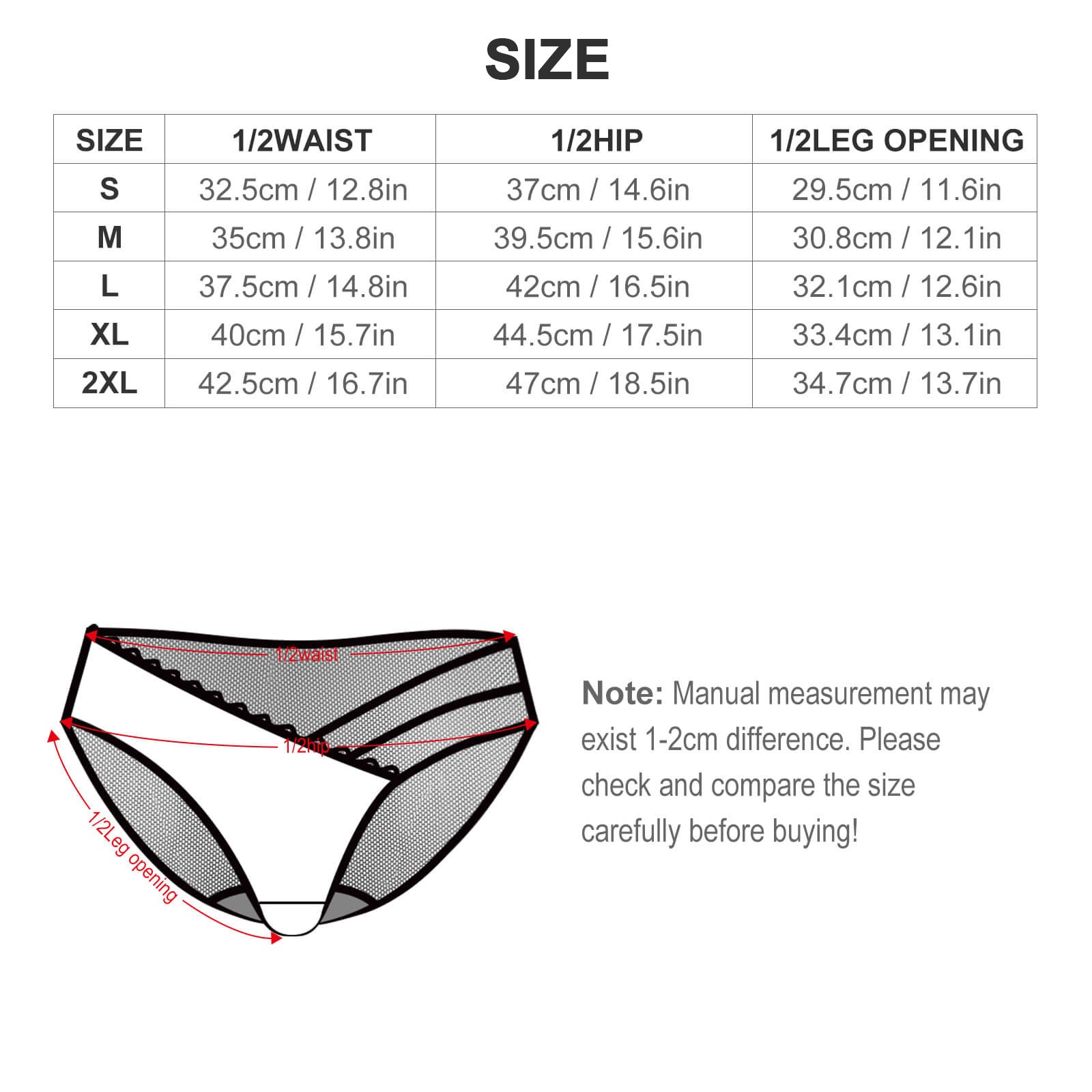Multi-Strap Lace Briefs(All-Over Printing)
