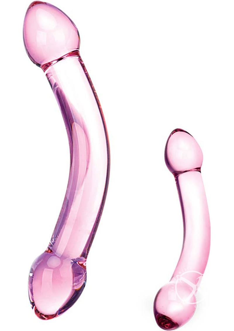 Pink curved object on a white background