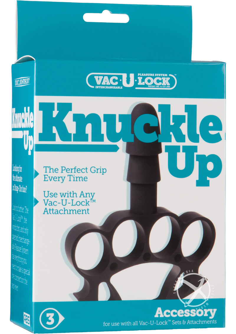Vac-U-Lock Knuckle Up accessory packaging on a white background